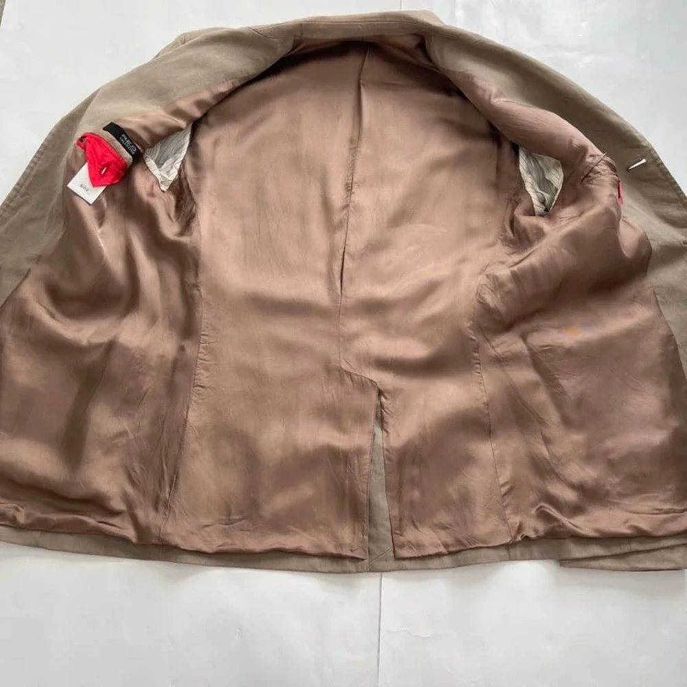 Red Valentino Tan Cotton Blazer Men Size XL/ US42/ IT52